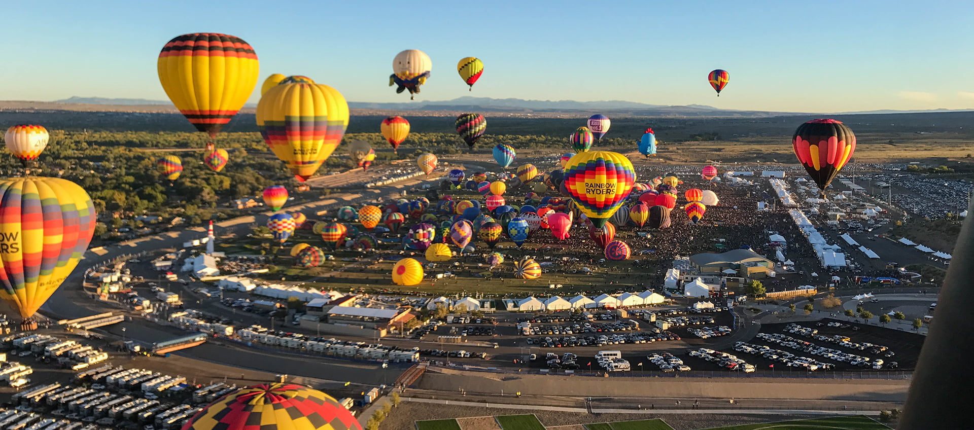 Strikt ik luister naar muziek bloem Albuquerque International Balloon Fiesta | Rainbow Ryders