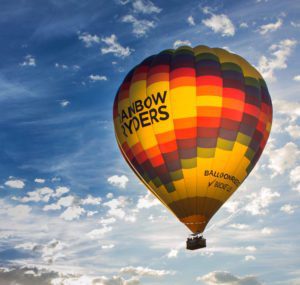 Rainbow Ryders Valentine's Day Special hot air balloon ride