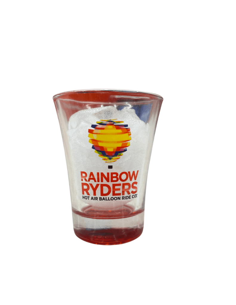 hot air balloon shot glass