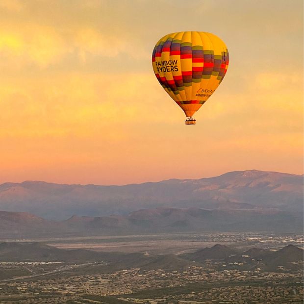 sunrise hot air balloon ride phoenix